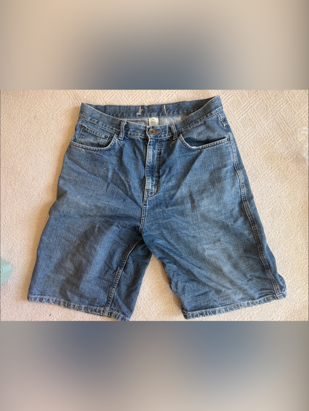 Light Blue Denim Shorts
